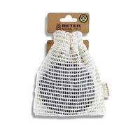 Beter Disques démaquillants et exfoliants. 6 pièces de coton démaquillants lavables et écologiques. Fabriqués en coton et charbon de bambou pour tous types de peaux 130 g.