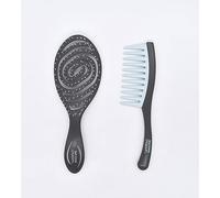BETER - Ensemble brosse à cheveux et peigne Ocean - Kit démêlant pour cheveux mouillés - Fabriqué à partir de plastique recyclé - Outils essentiels de soins capillaires - Pour des cheveux