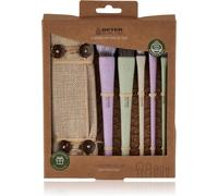 Beter - Ensemble De Maquillage Naturel Fiber - Kit 5 Pinceaux Et Pinceaux À Cheveux Synthétiques, Idéal Pour Cadeau
