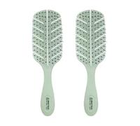 Beter - Lot de 2 brosses à cheveux squelette anti-traction Natural Fiber fabriquées avec des fibres de blé, brosse démêlante anti-nœuds et anti-casse, coiffage doux et sans tir, pour tous les types de