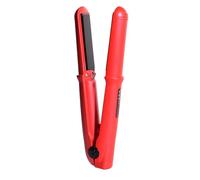 Beter - Mini fer à lisser sans fil GRWM, format compact pour voyages, rechargeable par USB, température réglable jusqu'à 200°C - Rouge
