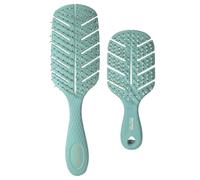 Beter - Pack Brosse Detangling Natural Fiber Grande et MINI, Brosse Démêlante et Anti-Tirage, Matériaux Durables et Vegans, Dents, Pour Tous Les Types de Cheveux, Édition Limitée Été 2025