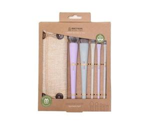 Beter Set Maquillaje Brochas Natural Fiber 5uds