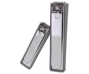 BeterLot de 2 coupe-ongles avec réservoir pour Manucure et Pédicure - Couleur bleue