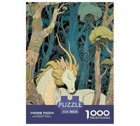 bêtes divinesPuzzle Adulte 1000 Piècesanimaux Adultes/Enfants, Puzzle Qualité Supérieure, Illustration Originale, Activités Familiales 38x26cm/1000pcs