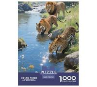 bêtesPuzzle 1000 Pièces Animaux Adultes Et Enfants, Puzzle De Qualité Supérieure, Illustration Originale, Jeu Éduchatif, Peinture Art 70x50cm/1000pcs
