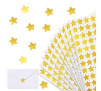 BETESSIN 1080Pcs Étoiles Stickers Gommettes Autocollants Brillants en Or pour Récompense Décoration Cadeau de Noël Artisanat