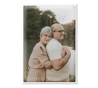 Bethel Carreau photo commémoratif personnalisé pour pierre tombale - En céramique imperméable - Pour décorations de tombe - 2,5 à 40,6 cm - Photo ovale pour pierres tombales - Plaque commémorative