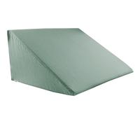 beties BasicSoft Housse de coussin biseauté, environ 62 x 49 x 30 cm - 100 % jersey de coton - Housse de coussin cale - Pour lecture - Vert naturel