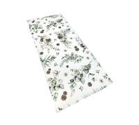 beties - Collection Magie des Winters - Nappe Moggl XS 60 x 60 cm - Allover avec pommes de pin, groseilles et anis étoilé en 100 % coton - Décoration festive et hivernale