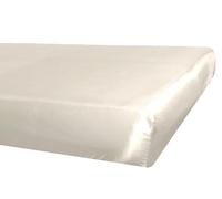 beties Drap-housse en satin brillant d'environ 160 x 200 cm - Drap-housse de qualité supérieure - Qualité supérieure et élégant - Finement fluide - Fabriqué en Allemagne (champagne)