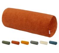 beties HYggelig No.1 Couvre-Cou Tendance en Velours côtelé env. Taie d'oreiller 15 x 40 cm de qualité décorateur d'intérieur d'une Entreprise Allemande (Rouge Rouille)
