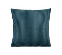 beties HYggelig No. 2 Housse de coussin en velours côtelé bloc d'environ 50 x 50 cm Housse de coussin de qualité supérieure d'une entreprise allemande (bleu nord)
