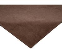 beties Nappe unie de qualité supérieure d'une entreprise allemande - Toucher chenille - Qualité supérieure - Marron grain de café - 80 x 80 cm