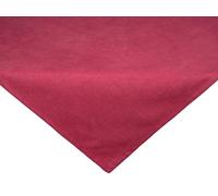 beties Nappe unie de qualité supérieure d'une entreprise allemande - Toucher chenille - Qualité supérieure - Rouge framboise - 80 x 80 cm