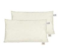 beties Public Lot de 2 Oreiller en Plumes 30x50 cm Oreiller de canapé Oreiller décoratif Oreiller de Couchage Housse 100% Coton Plumes Blanches