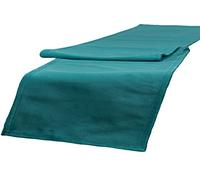 beties Samt&Sonders - Chemin de table env. 40 x 140 cm - Couture en jean décorative, fabriqué par une entreprise allemande de haute qualité, Couleur: Pétrole