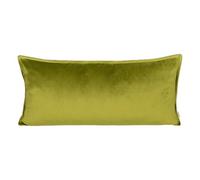 beties Samt&Sonders Série Housse de coussin d'environ 30 x 70 cm avec couture décorative en jean, issu d'une entreprise allemande de qualité supérieure, couleur : vert mai
