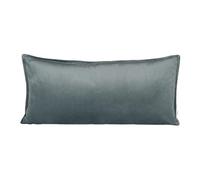 beties Samt&Sonders Série Housse de coussin d'environ 30 x 70 cm avec couture décorative en jean, issu d'une entreprise allemande de qualité supérieure, couleur : gris pierre