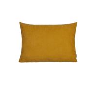 beties Série de teintes Housse de coussin env. 25x35 cm Premium Uni petite taie d'oreiller de l'entreprise allemande, toucher chenille de qualité décorateur - Jaune curry