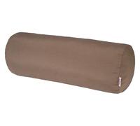 beties «Wunschton» Housse de traversin, environ 15x40 cm, pour nuque, dans un grand assortiment de tailles et couleurs - UN compagnon idéal (taupe profond)