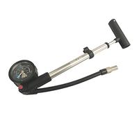 Beto SP-002AGN Pompe à vélo en Alliage avec manomètre, Argent