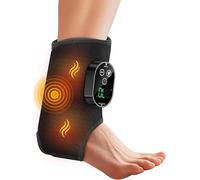 BETOLEAN Coussinets chauffants sans fil, masseur de cheville avec chaleur, support chauffant rechargeable pour les pieds