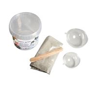 Rayher Kit béton créatif 250 g kit débutant avec moule et accessoires gris clair