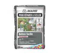Béton facile 25kg mortier gris 25kg Mapei