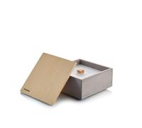 Betonfeuer Brasero de Table en béton | Système de mèche permanente, durée illimitée | pour Jardin et terrasse | Fabriqué à la Main en Allemagne (Meru - M (13x13x6,5 cm))