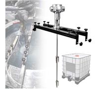 Bétonnière, 1000 L / 264 gal Mélangeur for mélanger la boue, le ciment, le mortier, la peinture, le fourrage, agitateur pneumatique Machine d'agitation de peinture avec support rétractable(Small 5 Cyl