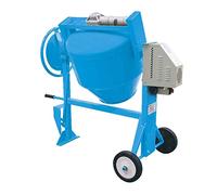 Bétonnière à verre silencieux avec renversement à pignon Tech-Pc 190 Polyeri