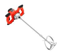 Bétonnière électrique, mélangeur de mortier portable, 1500 W, 930 tr/min, agitateur 6 vitesses, pour mortier, couleurs mélangées, boues de ciment