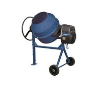 Bétonniere électrique SCHEPPACH MIX160 160L Roues et volant de basculement