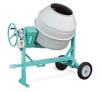 Bétonnière électrique monophasé 190 litres S 190 avec cuve en acier - IMER - 01015650