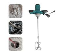 Bétonnière électrique portable 2100 W pour mélanger le mortier, mélangeur de couleur réglable à 6 vitesses, bétonnière portable