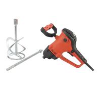 Bétonnière électrique portative 1600 W, malaxeur à mortier portable avec 6 vitesses réglables, malaxeur à boue 220 V for mélanger le plâtre, le ciment, la peinture, la terre