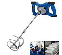 Bétonnière Portable Mélangeur à Main Électrique 2600W 230V Mélangeur de Ciment Portable avec Tige 6 Vitesses pour Mélanger Ciment et Peinture