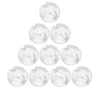 BETOOKY 12pièces Arrêts de Chaîne Perlée Transparente pour Stores Verticaux Fixation Sécurisée et Accessoires de Store à Billes Invisibles Compatible avec Chaînes de Perles