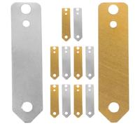 BETOOKY 12pièces Bandes Anodiques Cuivre et Zinc pour Électroplacage et Expériences Scientifiques Kit Électricité Scolaire Sécurisé Facile à Assembler pour Exploration Éducative