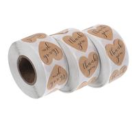 BETOOKY 1ensemble Lot de Autocollants Kraft Adhésifs Ronds Étiquettes de Scellement Créatives pour Emballage Pâtisserie Stickers DIY pour Sachets Bonbons et Cadeaux