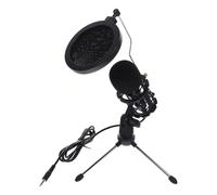 BETOOKY 1ensemble Microphone Condensateur pour PC avec Support Trépied Antichoc de Bruit Microphone de Jeu et Streaming pour Podcasts et Conférences