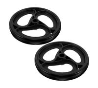 BETOOKY 2 Pièces Rechange pour Fauteuils Roulants et Déambulateurs, Universelles Noires en Pp et Pvc 23,5x23,5x3 Cm, Résistantes à L'usure Bande Antidérapante Épaissie pour Usage Extérieur