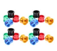 BETOOKY 20 Pièces Anneaux de Pattes en Aluminium pour Perruches et Calopsittes, Bandes Colorées pour Marquer et Identifier Les Oiseaux Facilement