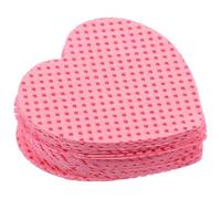 BETOOKY 200 Lingettes Dissolvantes pour Vernis à Ongles en Coton Rose de Cœur, Surface Douce Manucure, Boîte de Rangement Incluse