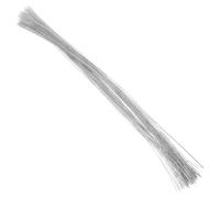 BETOOKY 200 Pièces Fil D'artisanat Argenté en Papier et Fer Flexible de 36cm pour Fleurs et Tiges, Assemblage Rapide pour Créations DIY et Activités en Classe