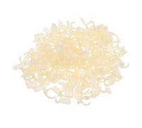 BETOOKY 200 Pièces Panneau D'affichage D'échantillons de Vernis à en Plastique Beige Léger Bague Ergonomique pour Entraînement Nail Art et Présentation des Couleurs
