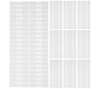 BETOOKY 2000pièces Étiquettes de Prix Autocollantes Rectangulaires Étiquettes de Réparation Bijoux Blancs Auto-adhésifs pour Colliers Bracelets Boucles Oreilles Anneaux Identification