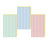 BETOOKY 240 Pièces Autocollants Couleurs Variées en Papier Synthétique Miniatures Fléchés Adhérence Forte et Format Compact, pour Dossiers de Bureau et Planificateurs