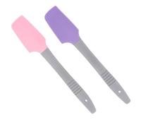 BETOOKY 2pcs Spatules à Cire en Silicone Poignée Perforée, Applicateurs Réutilisables Faciles à Utiliser pour Étaler Huile Essentielle et Mélanger Pigments